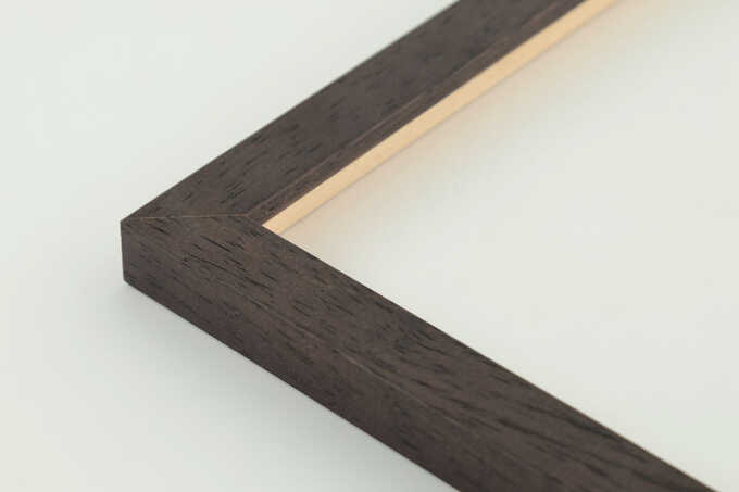 Détail d angle de cadres standards marron