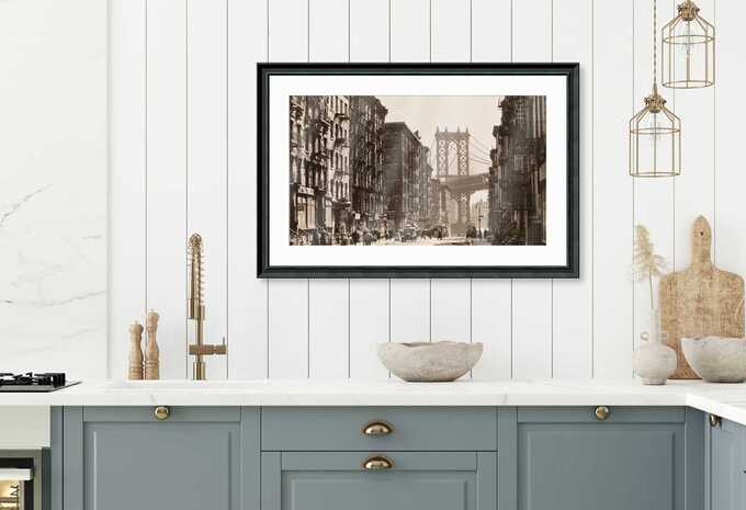 exemple de cadre vintage en décoration