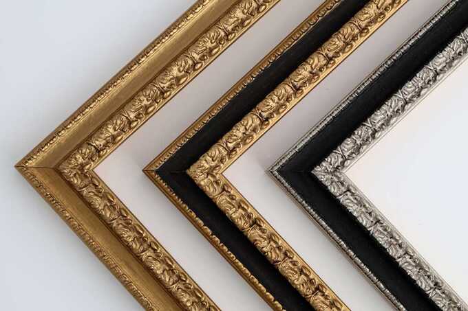 cadres classiques sur mesure : moulures fines