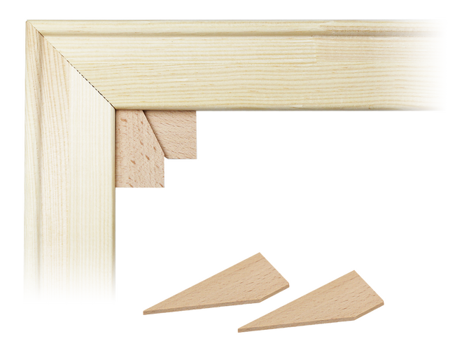Châssis bois pour toile Standard 40x40 cm | naturel