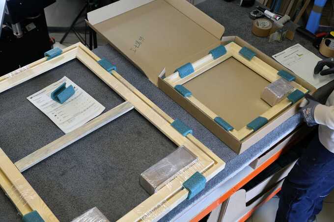 emballage de cadres américains