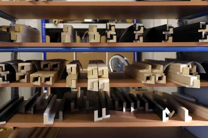 moulures pour cadres découpées