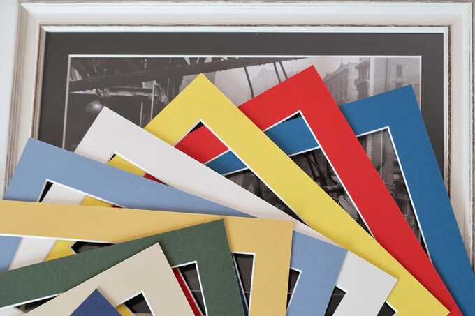 exemples de passe-partout pour cadre