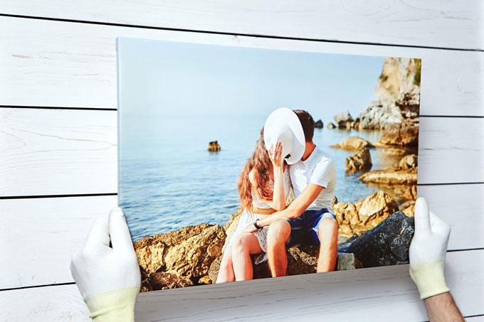 exemple de photo sur toile photo sur toile tendue sur châssis en bois