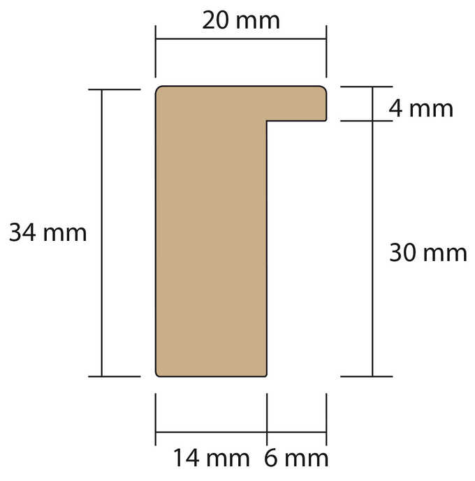 profils cadres cache clous standards