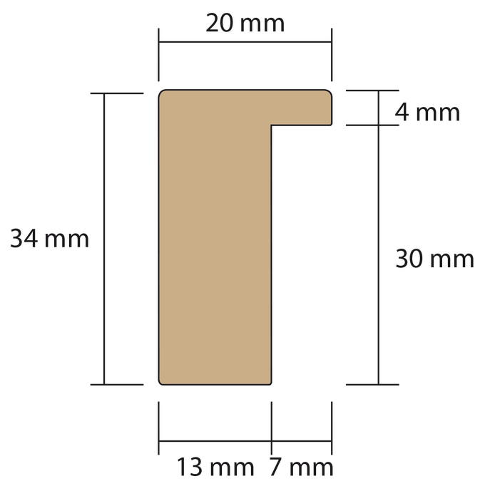 profils cadres cache clous standards