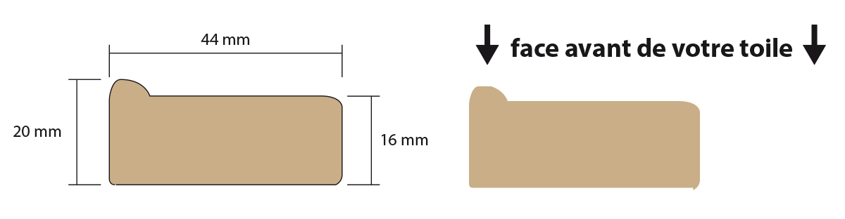 Différentes tailles Baguettes en bois pour châssis Querfarben Baguettes pour châssis 100 x 100 cm Kit à monter soi-même 