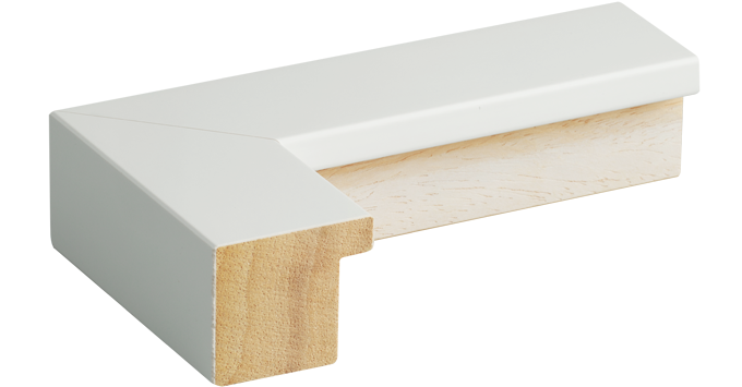 Cadre extra épais blanc