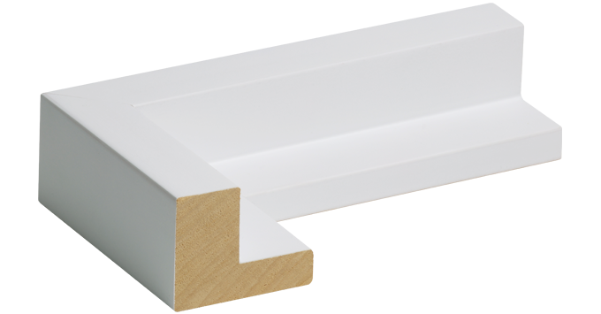 cadre pour toile caisse américaine blanc