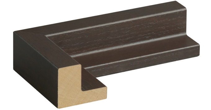 cadre pour toile caisse américaine wengé