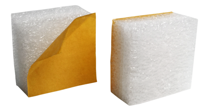 plots adhésifs en mousse pour calage colis