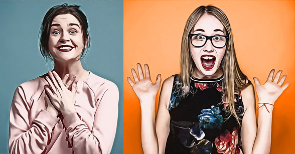 Portait Pop Art Cool Painting